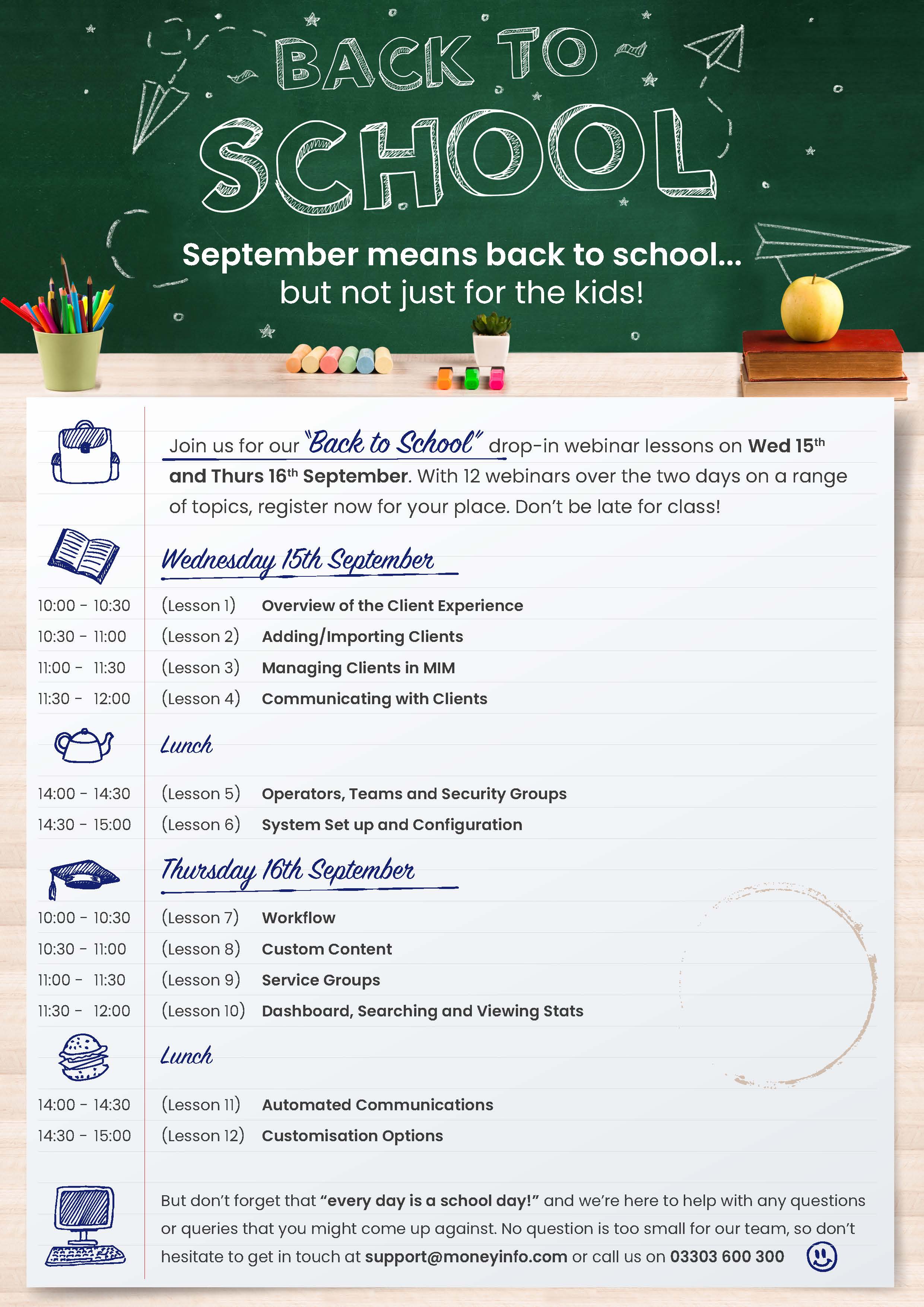 Back to School Webinar - agenda V5